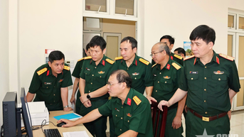 Bộ Quốc phòng kiểm tra công tác số hóa hồ sơ, giải quyết thủ tục hành chính tại Quân đoàn 34