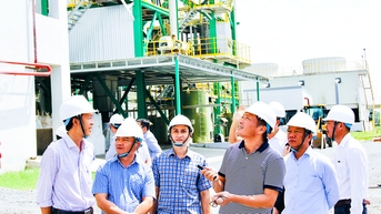 Tham quan, khảo sát thực tế dự án Nhà máy điện rác Hậu Giang