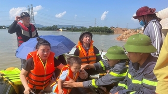Nguy cơ ngập úng vẫn xảy ra ở nhiều địa bàn của tỉnh Thái Nguyên