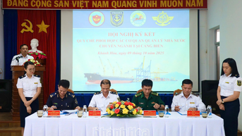 Ký kết quy chế phối hợp quản lý nhà nước chuyên ngành hàng hải tại cảng biển Khánh Hòa