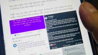 타이응우옌 홍수로 자선쌀을 받는 데 어려움을 겪는 학생들이 있다고 보고했습니다.