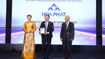 Hoa Phat ជាក្រុមហ៊ុនអាជីវកម្មដែលមានប្រសិទ្ធភាពបំផុតទាំង 50 នៅវៀតណាមក្នុងរយៈពេល 14 ឆ្នាំជាប់ៗគ្នា។