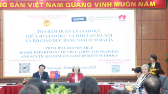 នាយកដ្ឋានអប់រំ និងបណ្តុះបណ្តាលទីក្រុងហាណូយ និងអូស្ត្រាលី ពិភាក្សាអំពីដំណោះស្រាយសហប្រតិបត្តិការអប់រំ