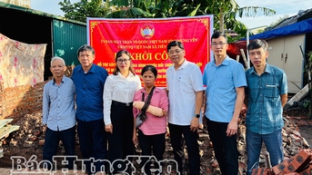 ចាប់ផ្តើមសាងសង់ផ្ទះជូនគ្រួសារក្រីក្រ និងចុះសួរសុខទុក្ខ និងចែកអំណោយដល់ចាស់ជរា