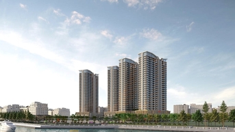 អគារផ្ទះល្វែងប្រណីត Capital Square នៅតាមបណ្តោយទន្លេ Han បានយកឈ្នះអ្នកវិនិយោគទីក្រុងហាណូយ