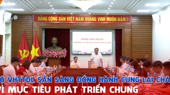 Bộ VHTTDL sẵn sàng đồng hành cùng Lai Châu vì mục tiêu phát triển chung