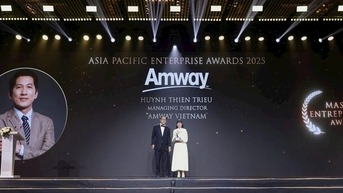 Tổng Giám đốc Amway Việt Nam vinh dự nhận giải thưởng Doanh nhân xuất sắc Châu Á 2025