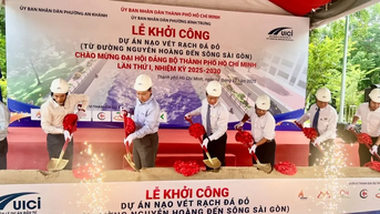 Khởi công Dự án nạo vét rạch Đá Đỏ hơn 86 tỷ đồng