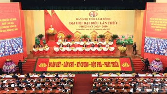 Khai mạc trọng thể Đại hội đại biểu Đảng bộ tỉnh Lâm Đồng lần thứ...