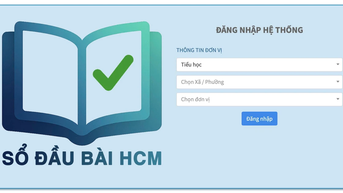 TPHCM triển khai sổ đầu bài số tại 100% cơ sở giáo dục