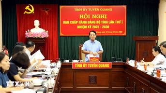 Tuyên Quang thông qua Chương trình hành động thực hiện Nghị quyết Đại hội