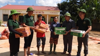 Hỗ trợ xã Vân Nham, Yên Bình, Hữu Lũng bị ảnh hưởng bão lũ