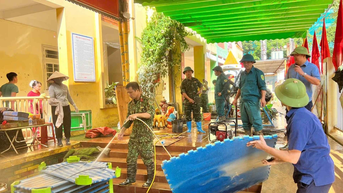 Tiếng trống trường vang lại sau mưa lũ kỷ lục tại Thái Nguyên