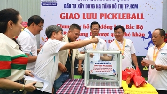 TP HCM: Tổ chức Giải giao lưu Pickleball gây quỹ hỗ trợ đồng bào vùng bão lũ