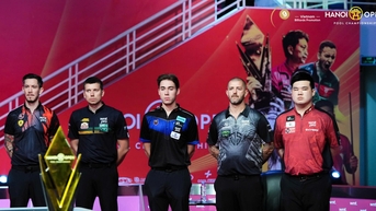 Nhiều bất ngờ tại Hanoi Open Pool Championship 2025