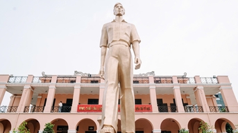 បង្កើតគំរូនៃកំពង់ផែ Nha Rong និងវេទិកា DK1 ដោយប្រើសៀវភៅដើម្បីស្វាគមន៍មហាសន្និបាតបក្សទីក្រុងហូជីមិញ