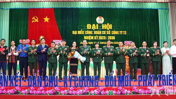 Công đoàn Công ty 72: Đổi mới, sáng tạo, xây dựng tổ chức vững mạnh
