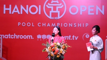 Lễ khai mạc Giải vô địch pool 9 bóng Hà Nội mở rộng 2025