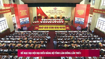 [Video] Bế mạc Đại hội đại biểu Đảng bộ tỉnh Lâm Đồng lần thứ I