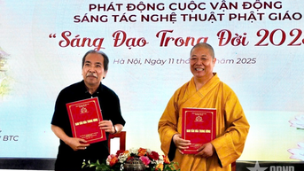 Phát động cuộc vận động sáng tác “Sáng đạo trong đời” 2025