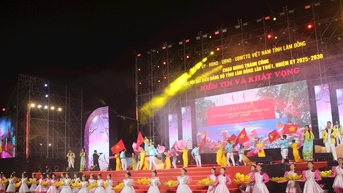 Chương trình nghệ thuật chào mừng thành công Đại hội Đảng bộ tỉnh Lâm Đồng