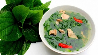 Canh lá lốt ngày nắng