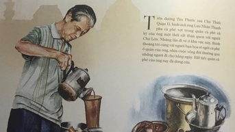 La cà với những ký họa tuyệt đẹp về Nhịp sống Chợ Lớn của Phạm Công Tâm