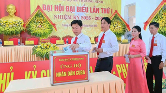 Xã Trường Ninh: Ủng hộ Nhân dân Cuba hơn 500 triệu đồng