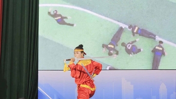 제1회 빈딘성 청년연합 회원 전통무술축제