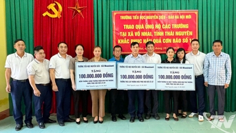 Hướng về học sinh vùng cao Võ Nhai