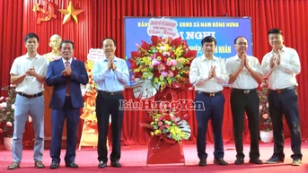 Xã Nam Đông Hưng: Gặp mặt, biểu dương các doanh nghiệp, doanh nhân tiêu biểu