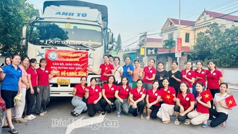 Các địa phương, đơn vị ủng hộ đồng bào bị ảnh hưởng bởi lũ lụt