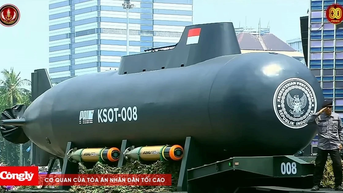 Indonesia công khai tàu ngầm tự hành đầu tiên Đông Nam Á