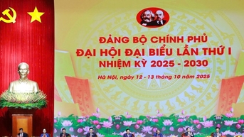 Sáng nay khai mạc Đại hội Đảng bộ Chính phủ lần thứ I