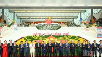 [Ảnh] Tổng Bí thư Tô Lâm dự khai mạc Đại hội Đảng bộ Chính phủ lần thứ I