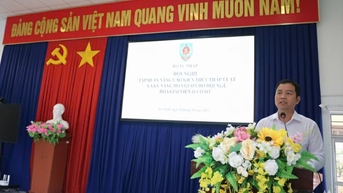 Bộ Tư pháp tổ chức Hội nghị tập huấn nâng cao kiến thức pháp luật và kỹ năng hòa giải cho đội ngũ hòa giải viên ở cơ sở tại xã Tân Tập