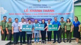 Ninh Quới bàn giao 3 ngôi nhà nhân ái
