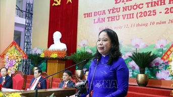 Phó Chủ tịch nước Võ Thị Ánh Xuân: Thi đua yêu nước, tạo động lực phát triển bền vững