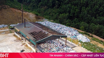 Nhà máy xử lý rác Vũ Quang ngưng trệ khiến rác ùn ứ, nhiều hạng mục xuống cấp