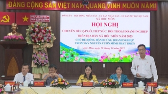 Xã Hóc Môn đồng hành cùng doanh nghiệp trong kỷ nguyên phát triển mới