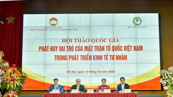 Phát huy vai trò của Mặt trận Tổ quốc Việt Nam trong phát triển kinh tế tư nhân