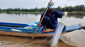 An Giang ព្រមានអំពីទឹកជំនន់នៅទន្លេ Hau និងតំបន់ Long Xuyen Quadrangle