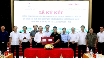 លើកកំពស់សមត្ថភាពផ្លាស់ប្តូរឌីជីថលក្នុងវិស័យសេដ្ឋកិច្ចរួម Nghe An
