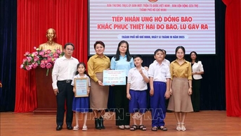 ចែករំលែក និងផ្សព្វផ្សាយដល់ប្រជាពលរដ្ឋដែលរងគ្រោះដោយខ្យល់ព្យុះ និងទឹកជំនន់