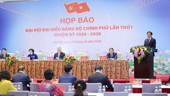 Họp báo thông tin kết quả Đại hội đại biểu Đảng bộ Chính phủ lần thứ I