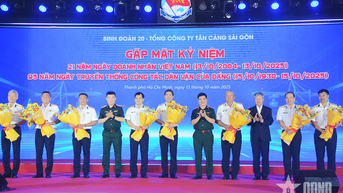 Tổng công ty Tân Cảng Sài Gòn vinh danh 20 doanh nhân tiêu biểu