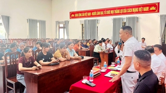 Tân Mỹ triển khai mô hình liên kết trồng dưa chuột theo chuỗi giá trị