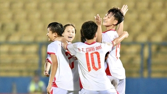 ក្រុម​នារី U17 វៀតណាម​មាន​ការ​ចាប់​ផ្តើម​យ៉ាង​ល្អ​ក្នុង​ការ​ប្រកួត​ជម្រុះ​អាស៊ី៖ ការ​ទទួល​ជ័យ​ជម្នះ​ដ៏​ធំ​លើ​កោះ Guam