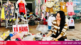 Thời trang Hà Tĩnh giảm giá mạnh thời điểm giao mùa