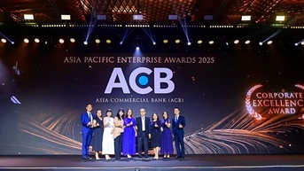 ACB ផ្តល់កិត្តិយសជាសហគ្រាសឆ្នើមរបស់អាស៊ី